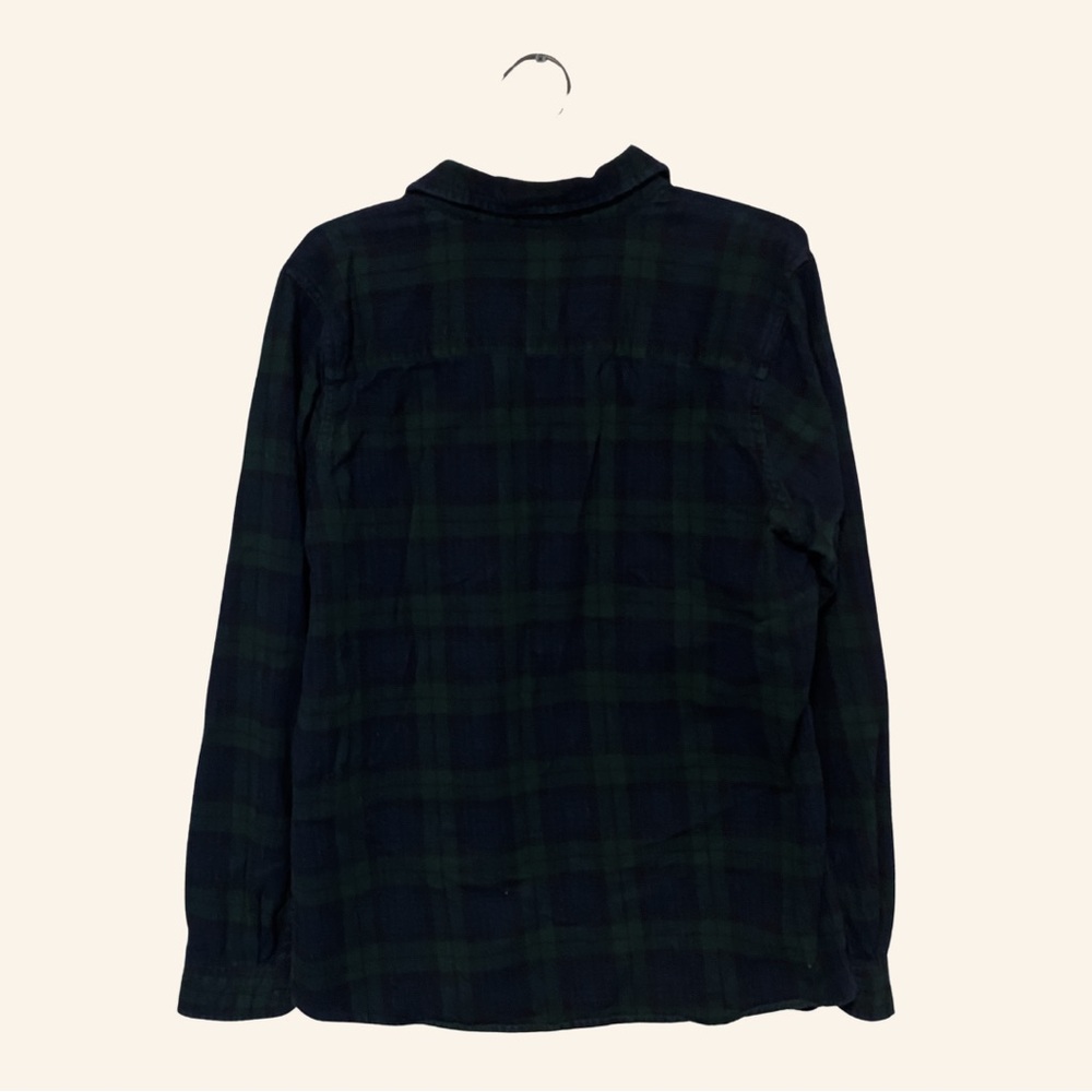 L.L. Bean Women's Black Watch Relaxed Fit Flannel MEDIUM TALL  - Picture 4 of 5
